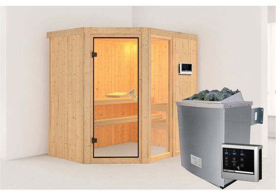 Karibu | Fiona 1 Sauna | Kachel 9 kW Externe Bediening