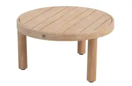 4 Seasons Outdoor | Koffietafel Sem Brushed Teak Ø60 cm x 32(h) cm