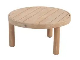 4 Seasons Outdoor | Koffietafel Sem Brushed Teak Ø60 cm x 32(h) cm