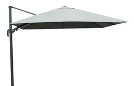 Zweefparasol 300 x 300 cm Shadow LED - Antraciet/Faded Grey - Fonteyn Collectie