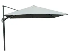 Zweefparasol 300 x 300 cm Shadow LED - Antraciet/Faded Grey - Fonteyn Collectie
