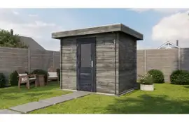 Lugarde Select Blokhut Arnhem 250x200cm - Keteldruk Grijs