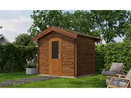 Lugarde Select Blokhut Ruurlo 250x200cm - Keteldruk Bruin