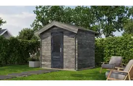 Lugarde Select Blokhut Ruurlo 250x200cm - Keteldruk Grijs