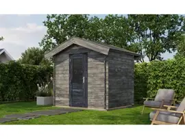 Lugarde Select Blokhut Ruurlo 250x200cm - Keteldruk Grijs