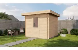 Lugarde Select Blokhut Zwolle 250x250cm - Onbehandeld