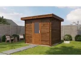 Lugarde Select | Tuinhuis Zwolle 250 x 250 | Keteldruk Bruin