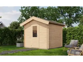 Lugarde Select Blokhut Hengelo 250x250cm - Onbehandeld