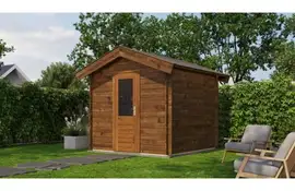 Lugarde Select Blokhut Hengelo 250x250cm - Keteldruk Bruin