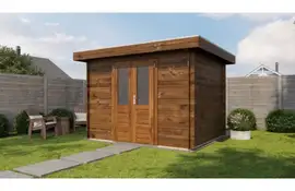 Lugarde Select Blokhut Wassenaar 300x250cm - Keteldruk Bruin
