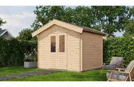 Lugarde Select Blokhut Borculo 300x250cm - Onbehandeld