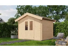 Lugarde Select Blokhut Borculo 300x250cm - Onbehandeld