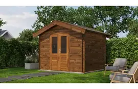 Lugarde Select Blokhut Borculo 300x250cm - Keteldruk Bruin