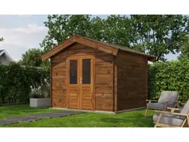 Lugarde Select Blokhut Borculo 300x250cm - Keteldruk Bruin