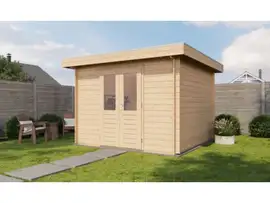 Lugarde Select Blokhut Amersfoort 300x300cm - Onbehandeld