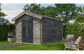 Lugarde Select Blokhut Olst 300x400cm - Keteldruk Grijs