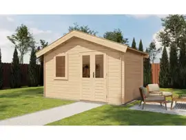 Lugarde Select Blokhut Wijhe 400x250cm - Onbehandeld