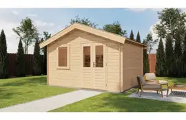 Lugarde Select Blokhut Brummen 400x300cm - Onbehandeld