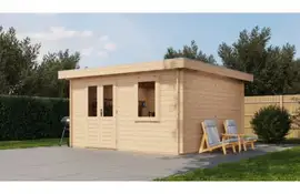 Lugarde Select Blokhut Winterswijk 400x400cm - Onbehandeld