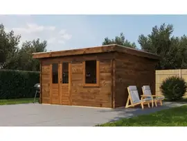 Lugarde Select | Tuinhuis Winterswijk 400 x 400 | Keteldruk Bruin