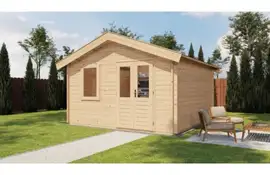 Lugarde Select Blokhut Loenen 400x400cm - Onbehandeld