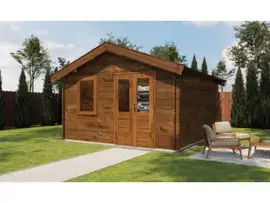 Lugarde Select | Tuinhuis Loenen 400 x 400 | Keteldruk Bruin