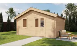 Lugarde Select Blokhut Eerbeek 500x400cm - Onbehandeld