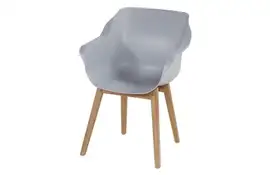 Hartman | Tuinstoel Sophie met Armleuningen Teak | Misty Grey