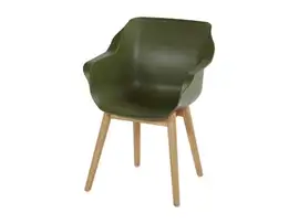 Hartman | Tuinstoel Sophie met Armleuningen Teak | Moss Green