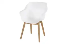 Hartman | Tuinstoel Sophie met Armleuningen Teak | Royal White
