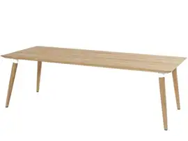 Hartman | Tuintafel Sophie Studio Teak 240 x 100 cm | Royal White