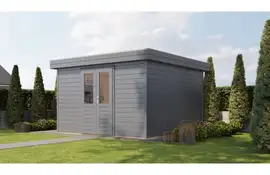 Lugarde Select Prima tuinhuis Helmond 360x360cm - RAL 7037