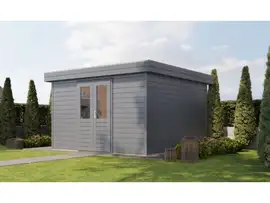 Lugarde Select Prima tuinhuis Helmond 360x360cm - RAL 7037