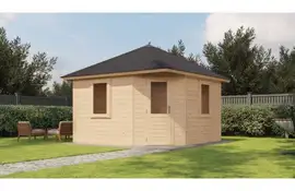 Lugarde Select Prima tuinhuis Purmerend 360x360cm - Onbehandeld