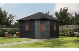 Lugarde Select Prima tuinhuis Purmerend 360x360cm - RAL 7021