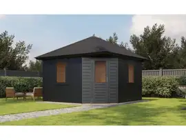 Lugarde Select Prima tuinhuis Purmerend 360x360cm - RAL 7021