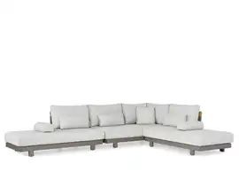 SUNS | Loungeset Pesaro | SB | Soft Grey Mixed Weave