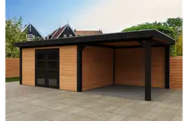 Fonteyn | Thirza Tuinhuis met Overkapping 700 x 300 Exclusief