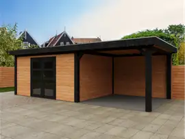 Fonteyn | Thirza Tuinhuis met Overkapping 700 x 300 Exclusief