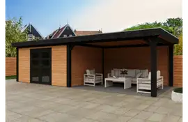 Fonteyn | Thirza Tuinhuis met Overkapping 800 x 300 Exclusief