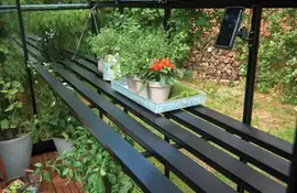 Royal Well | Qube 168 Kweektafel Geïntegreerd | Zwart