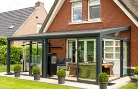 Aluxe | Veranda Topline 5000 x 2500 | Met Polycarbonaat Platen