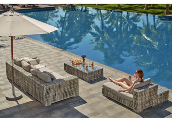 Loungeset Tres Deep Wicker Artie Garden Tuinmeubelen