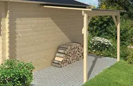 Tuindeco | Aanbouw Zijluifel 175 cm | Onbehandeld