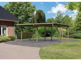 Karibu | Dubbele Carport Eco 1 | Variant B