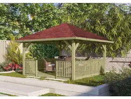 Karibu | Paviljoen Holm 1 met Veranda en Vloer