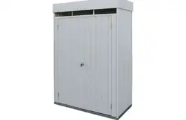 Fonteyn | Palladium Tuinkast Dubbele Deur 152 x 61 cm | Zilver