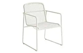 Borek | Tuinstoel Mira | Wit-Taupe