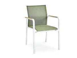 SUNS | Tuinstoel Tutti met Teak Arm | MW | Forest Green