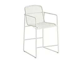 Borek | Tuinstoel Mira Hoog | Wit-Taupe